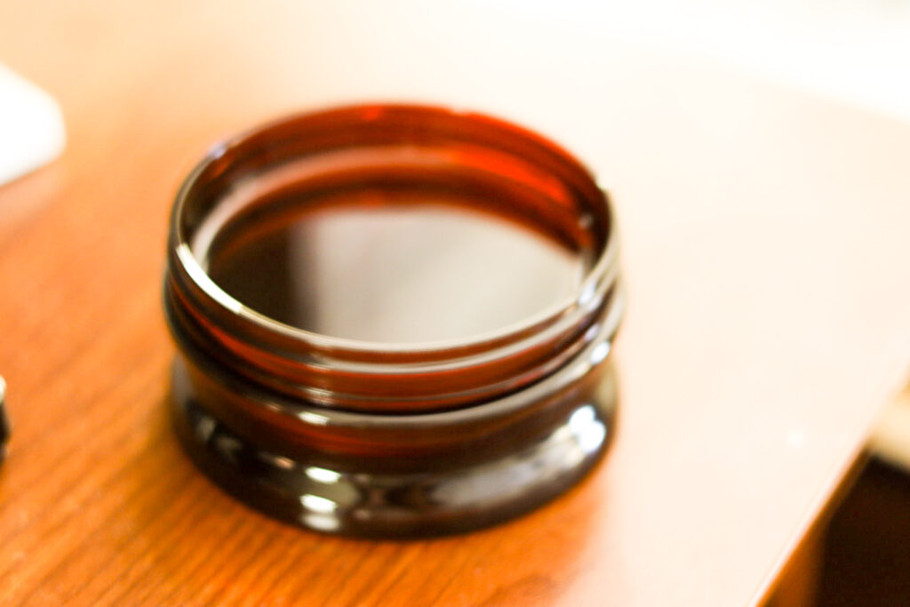 adding in the other ingredients before placing into fridge.