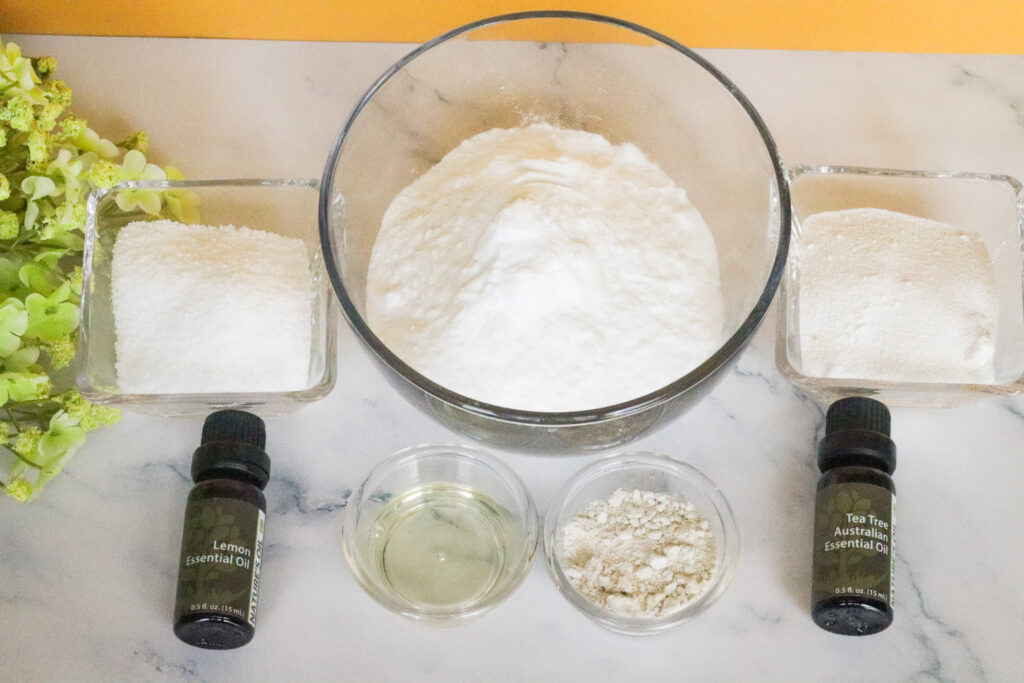 all ingredients for toilet bowl bombs