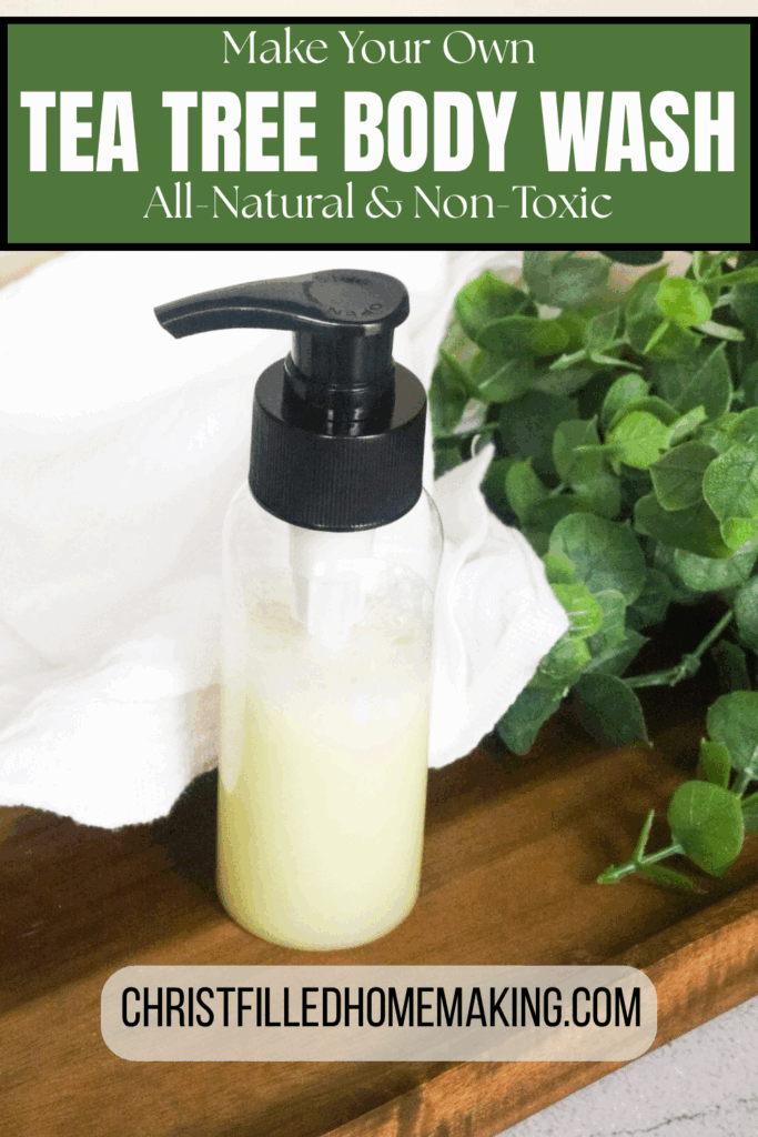 tea tree body wash pinterest pin